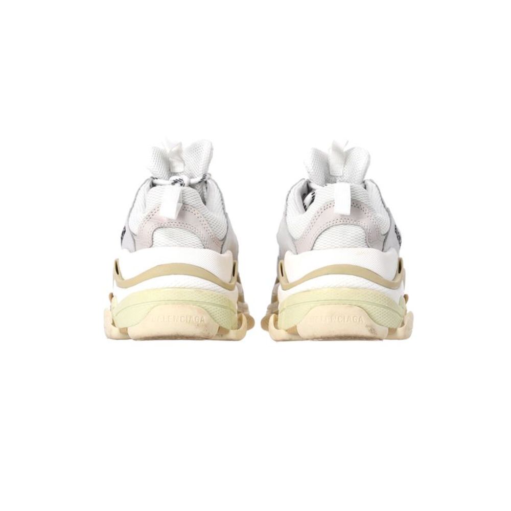 Balenciaga Triple S Sneakers in White Polyurethane - Picture 4 of 10